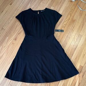 New York & Company Elegant Black Mini Dress